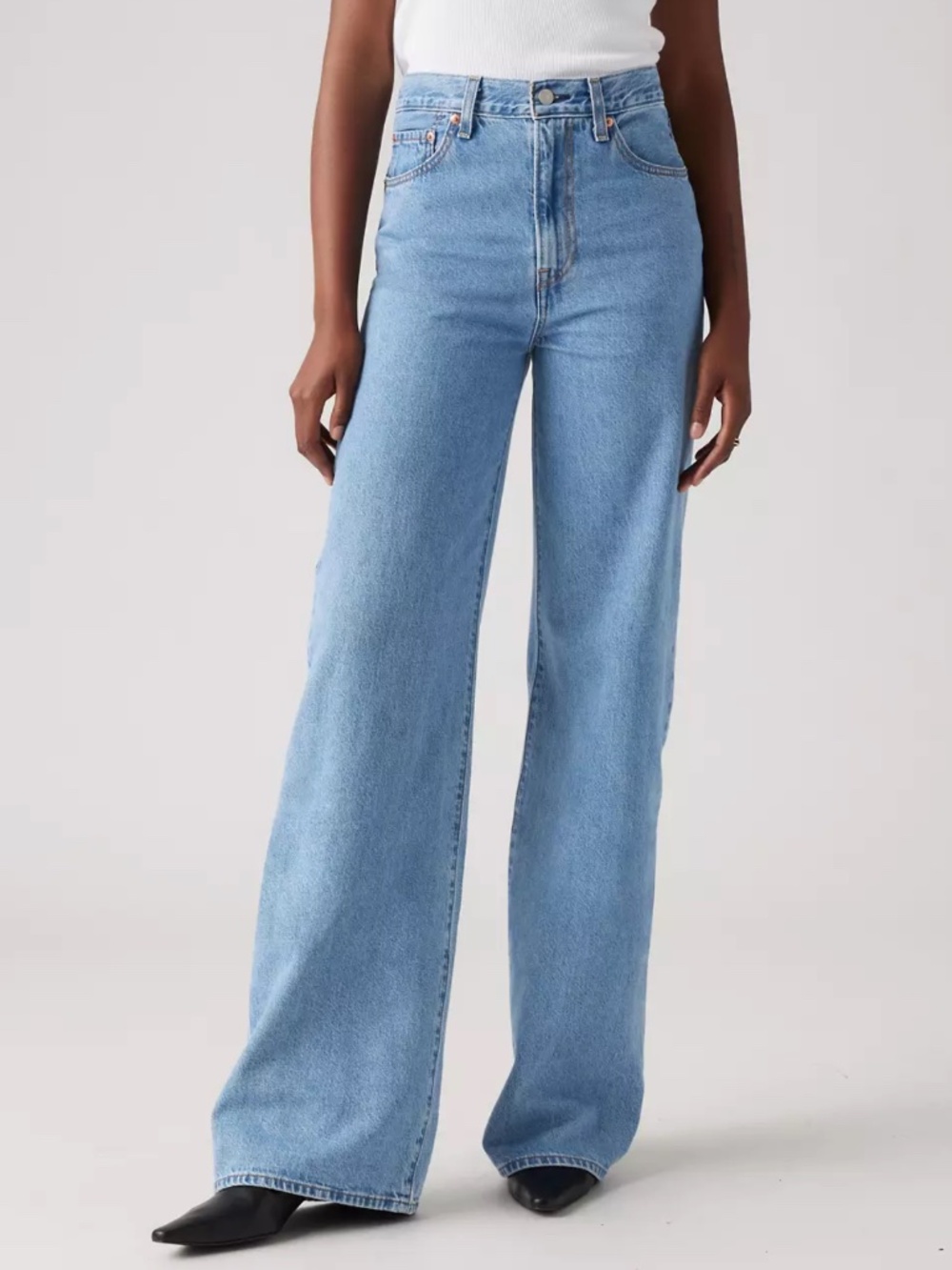 LEVI'S® PREMIUM Ribcage Wide Leg Women's Jeans Size 26